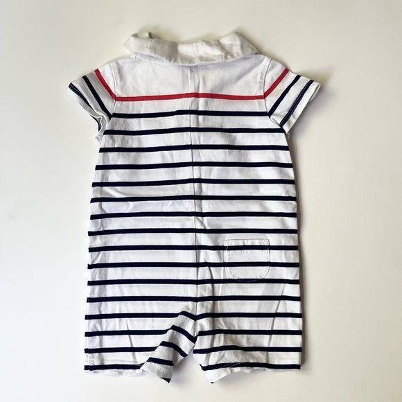 Janie and Jack Striped One Piece Size 6-12M - Picture 3 of 3